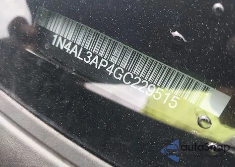 2016 Nissan Altima 2.5 Sr из США, поврежденный, VIN 1N4AL3AP4GC229515